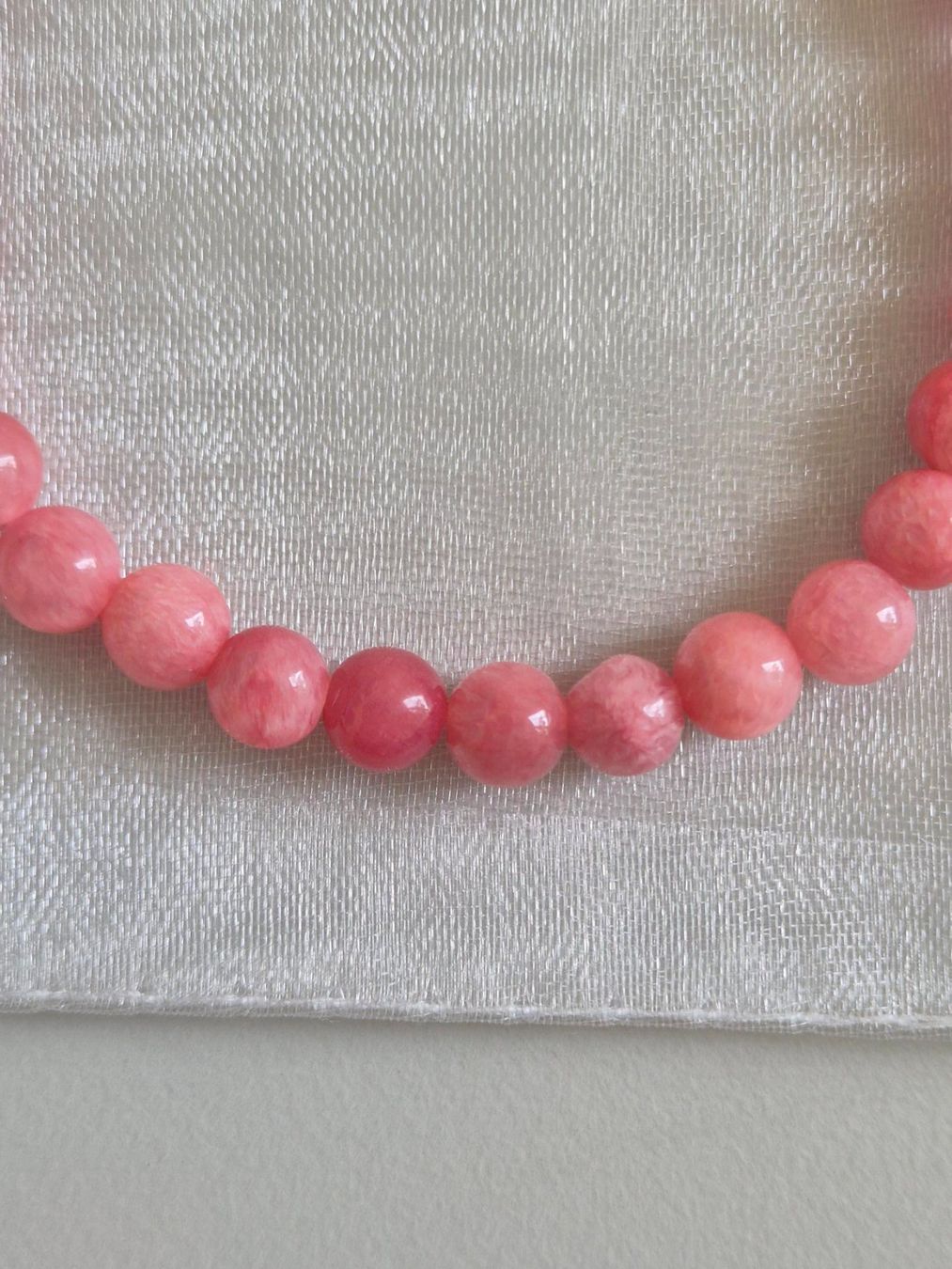 Bracciali & Braccialetti: Rhodochrosit Armband 6mm – Nuovo e nell'imballaggio originale da Rüti ZH venduto da pep_l9zp 2