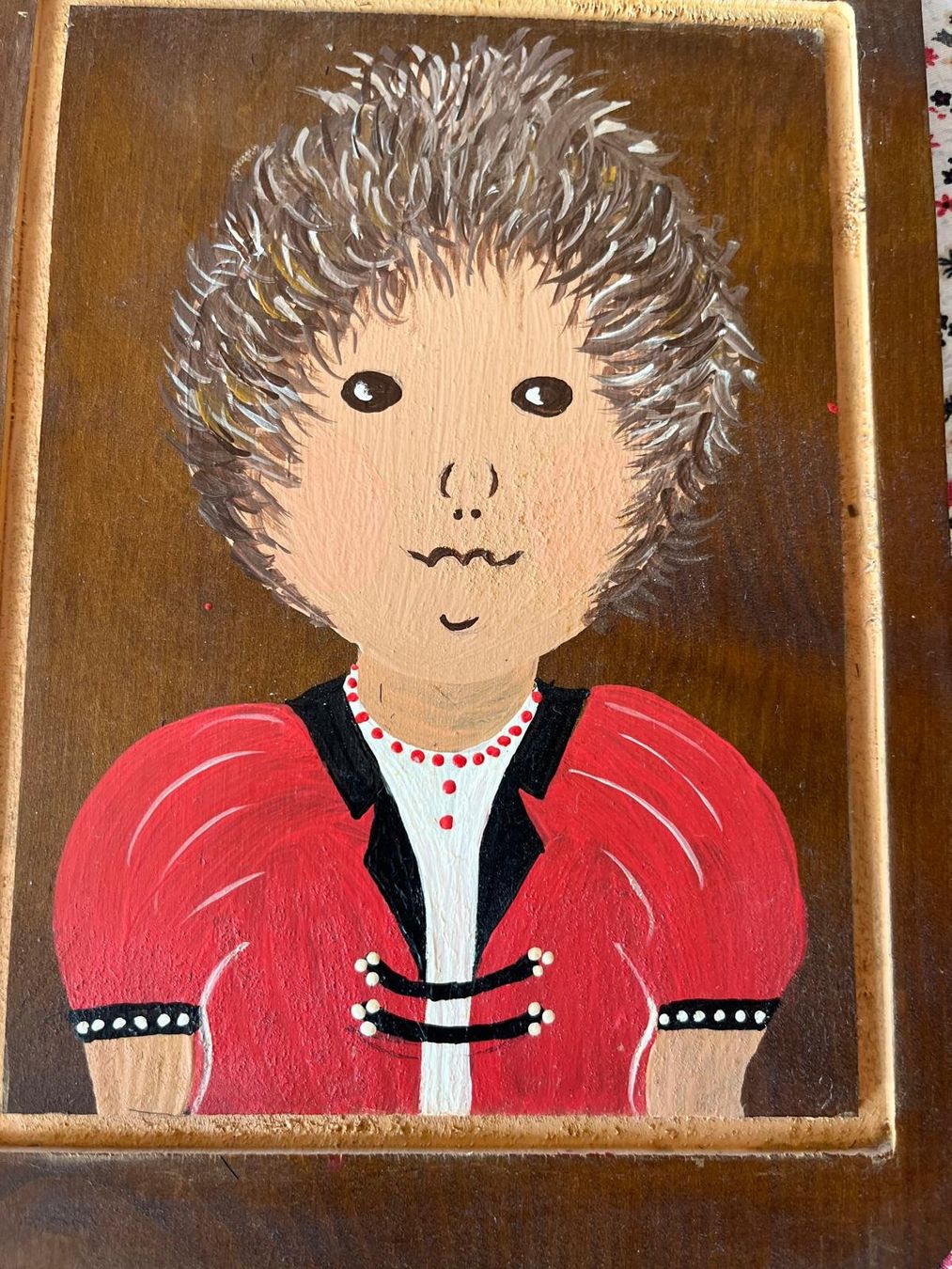 Articoli in legno: Wand-Holzbrett mit Bauernmalerei, Paar – Usato da Schaffhausen venduto da Daco5 3