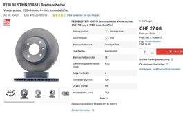 Vendo dischi freni nuovi anteriori Hyundai i10/Kia Picanto