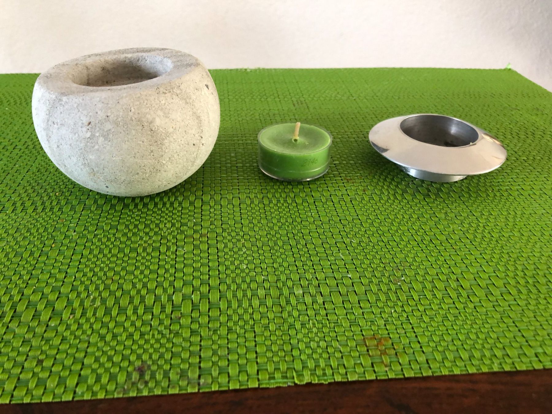 Portacandele: Teelicht aus Stein – Usato da Freienstein venduto da ErnaS01 3