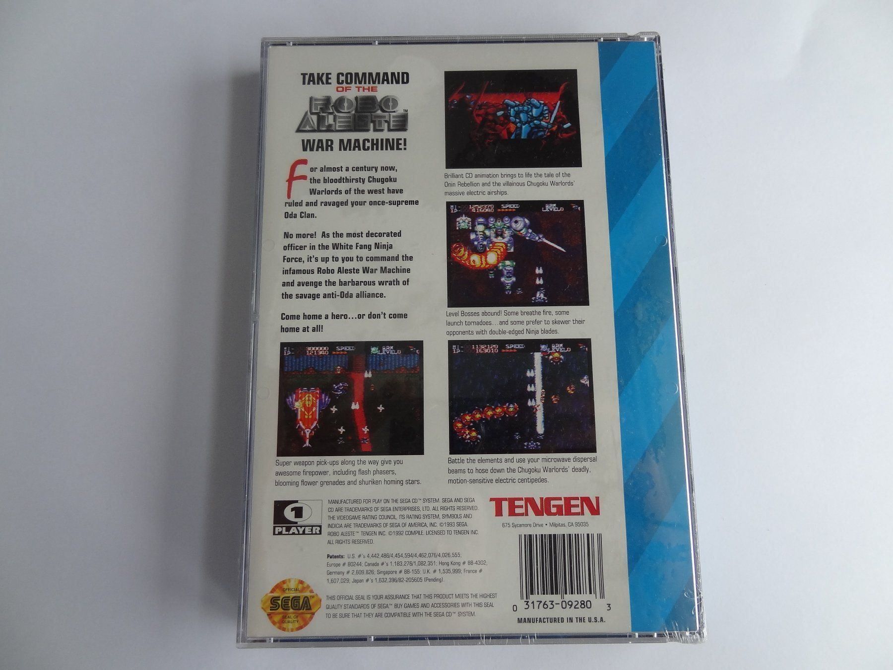 Sega Giochi: ROBO ALESTE SEGA-CD / MEGA-CD NEU !! USA-NTSC – Nuovo e nell'imballaggio originale da Lyss venduto da Famicom 1