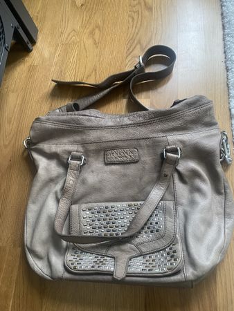 Liebeskind grey leather bag
