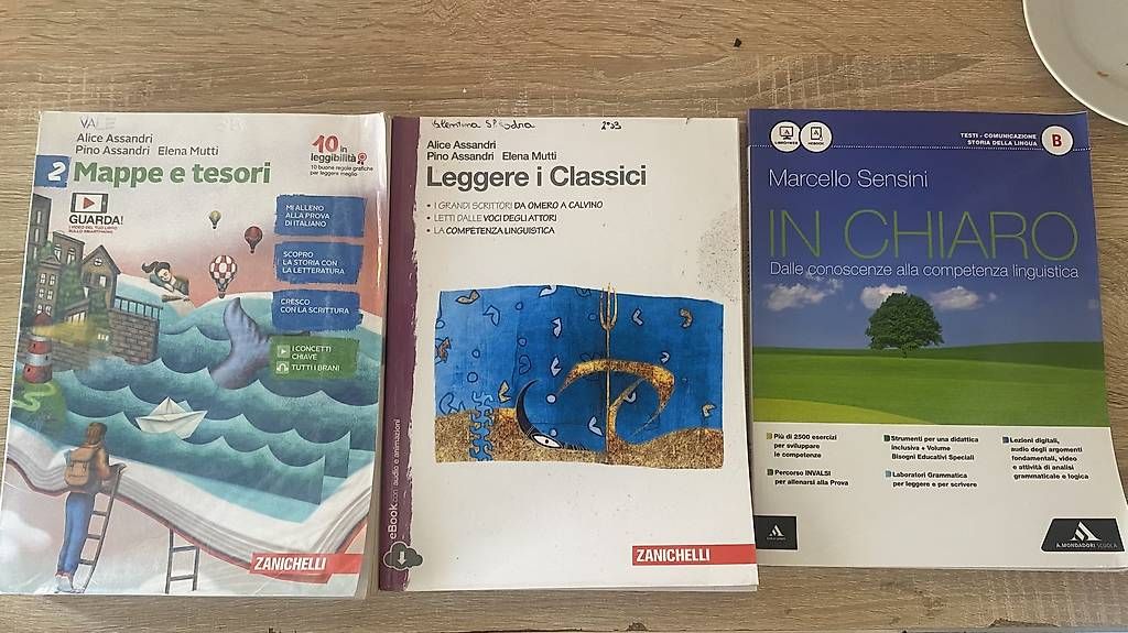Libri: Vendo 6 libri di scuola  – Usato da Ligornetto venduto da val_z7dy 1