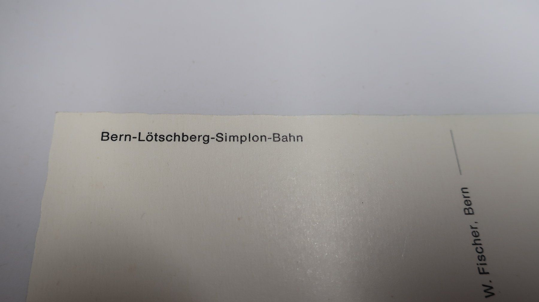 Cartoline postali: Bern - Lötschberg - Simplon Bahn – Usato da Cormoret venduto da Pascalll2001 3