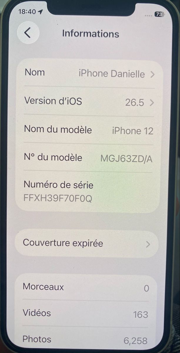 Apple Portables: iPhone 12 blanc  – D'occasion à Chéserex par noa.schwab 3