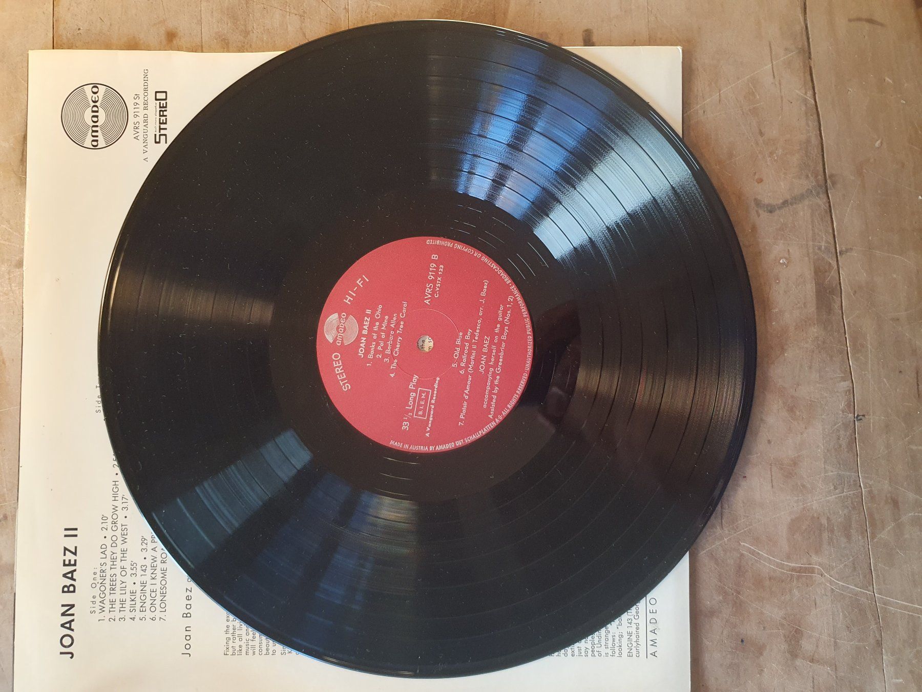Dischi in vinile: LP Joan Baez II – Usato da Zürich venduto da loosebone 4