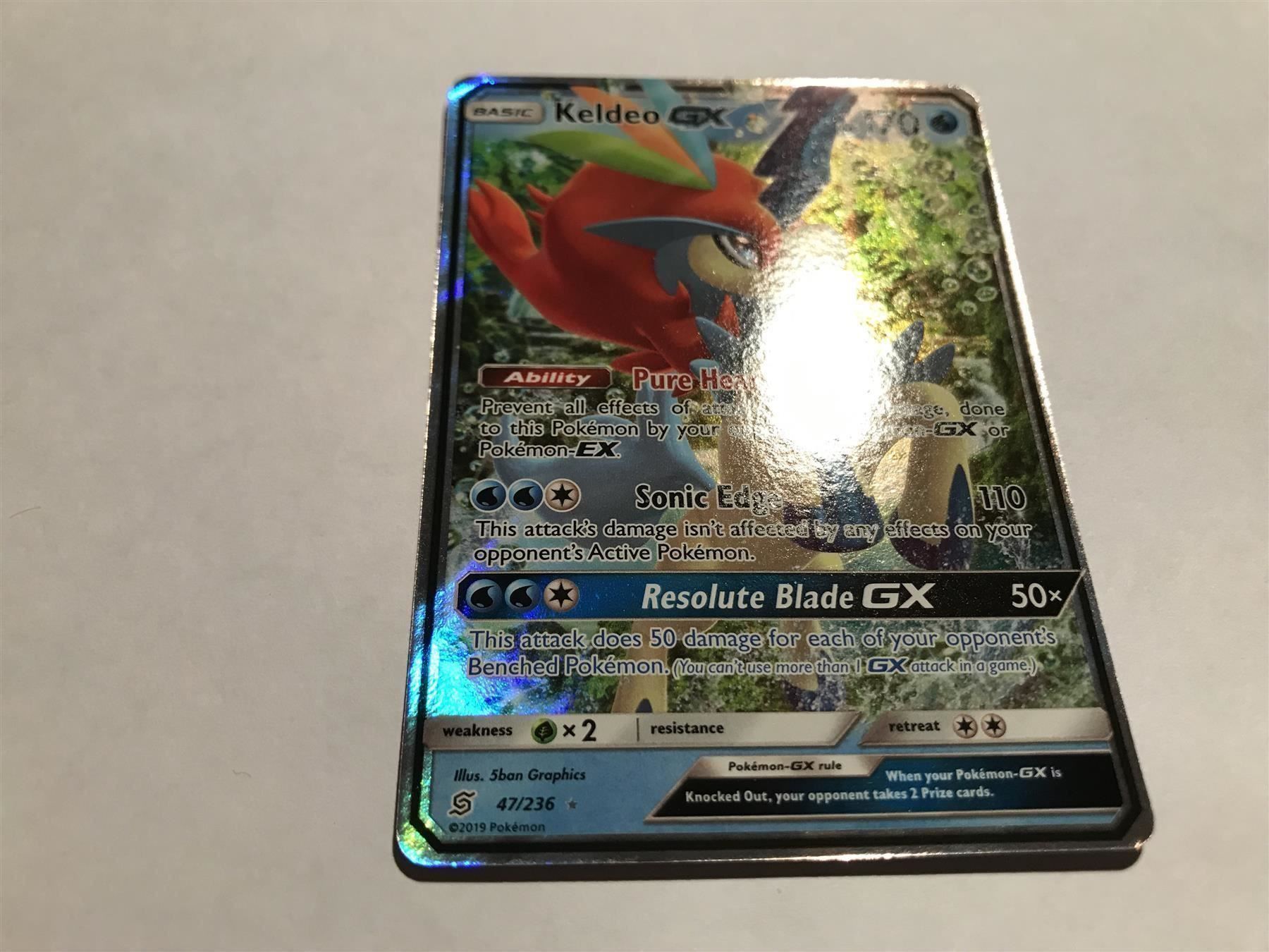 Pokémon Carte collezionabili: Keldeo GX – Nuovo (secondo la descrizione) da Hagendorn venduto da Pokecollectorch 2