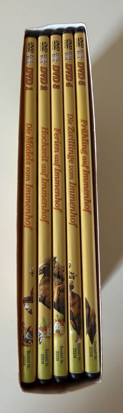 Tutti i DVDs: DVD Box Set Immenhof 5 DVD's – Usato da Altstätten SG venduto da sheamus 2