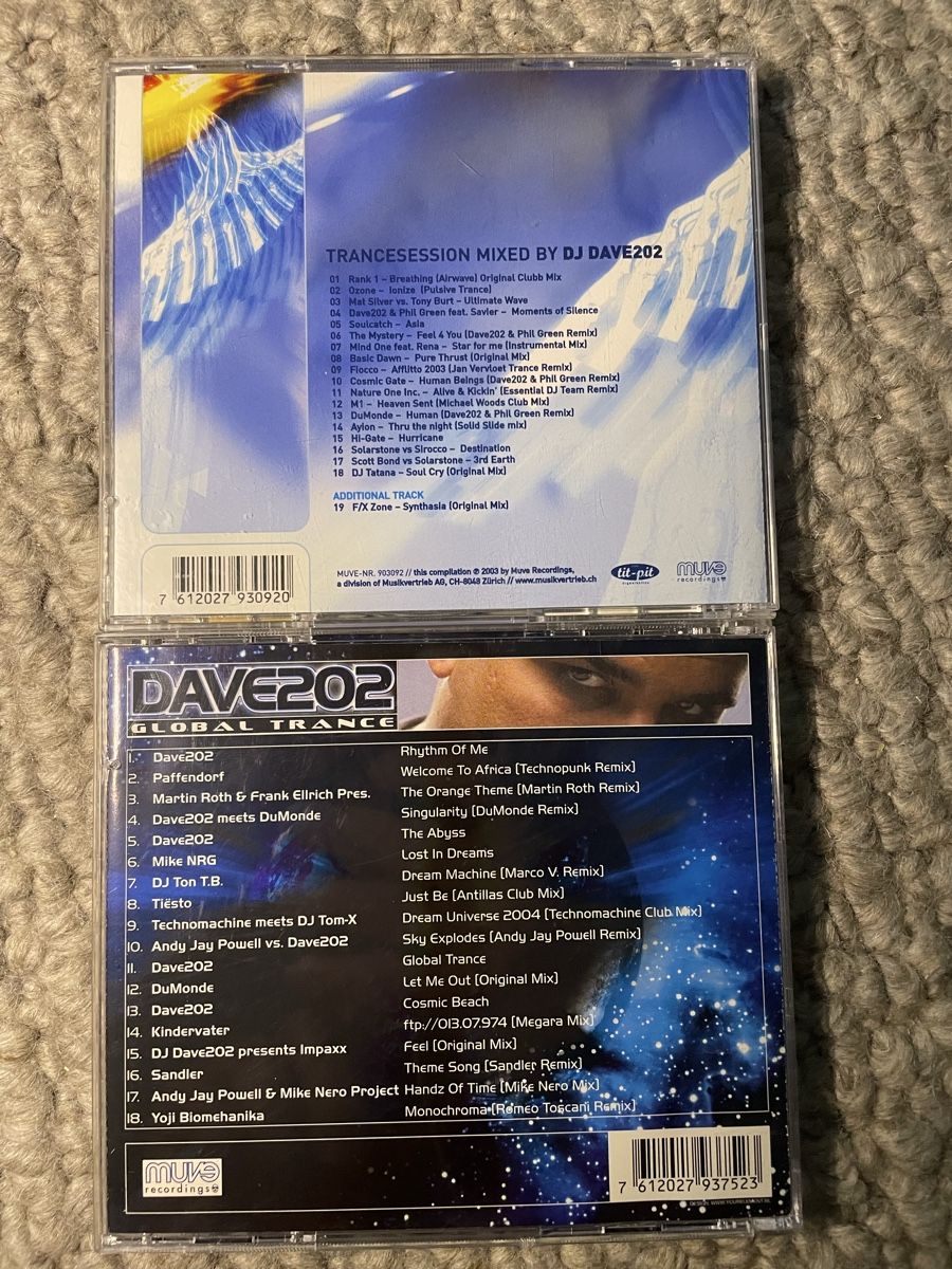 CD: 2x Dave202 (Mainstation+Global Trance) – Nuovo (secondo la descrizione) da Reinach AG venduto da trigger7811 2