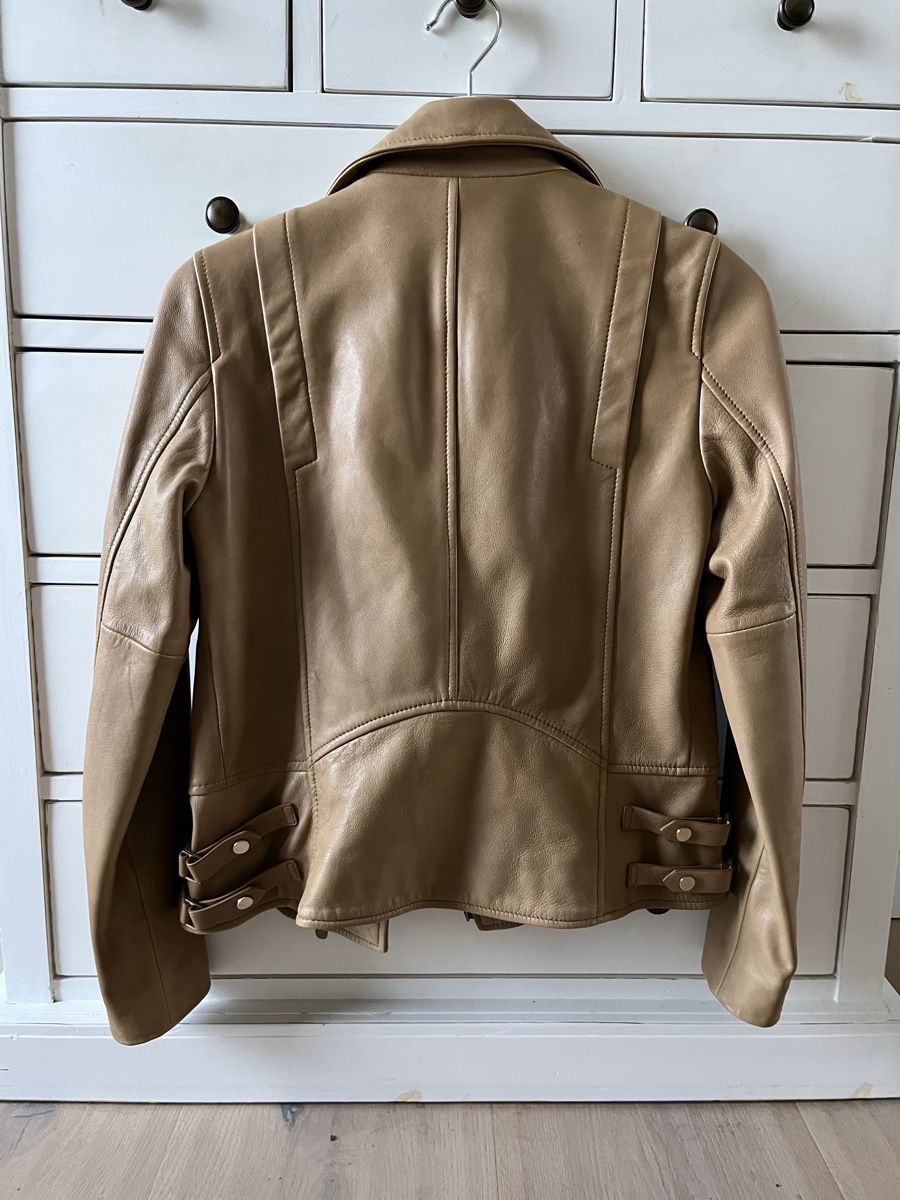 Massimo Dutti Giacche: Massimo Dutti Lederjacke XS Beige✨ – Usato da Pfäffikon SZ venduto da humming-bird 2