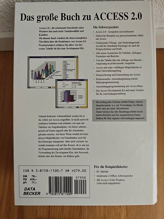 Bücher: ACCESS 2.0 - Das grosse Buch von Data Becker – Gebraucht aus Boll von ttr-fun 2