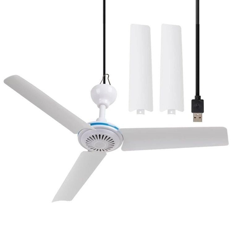 Ventilatori: Zelt Camping Deckenventilator Zeltdecken Fan Ventilator USB – Nuovo (secondo la descrizione) da Kirchdorf AG venduto da csnmclub 6