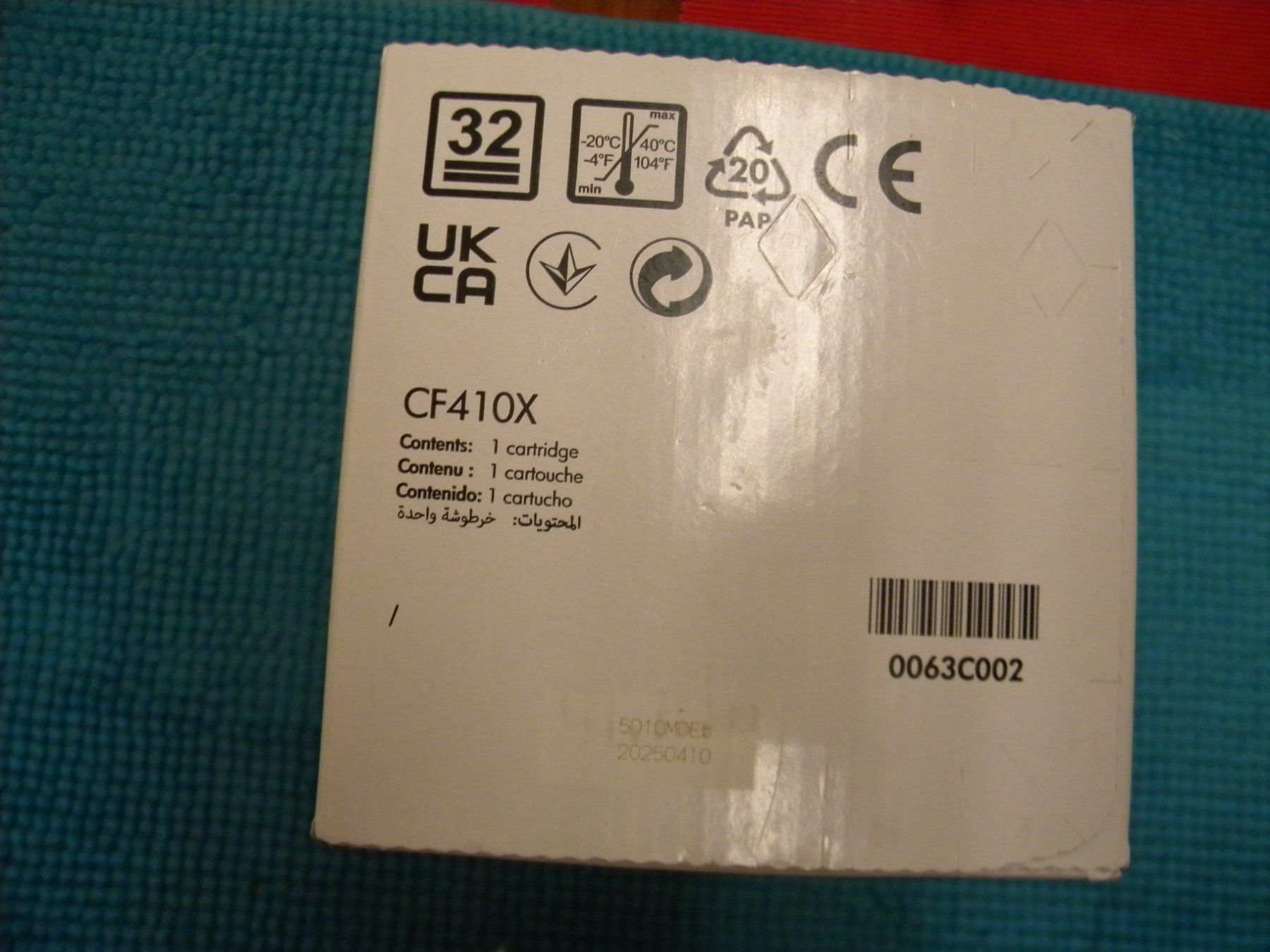 Hewlett Packard Cartucce per stampanti & toner: CF410X 410X – Nuovo e nell'imballaggio originale da Bühler venduto da Wini100 2