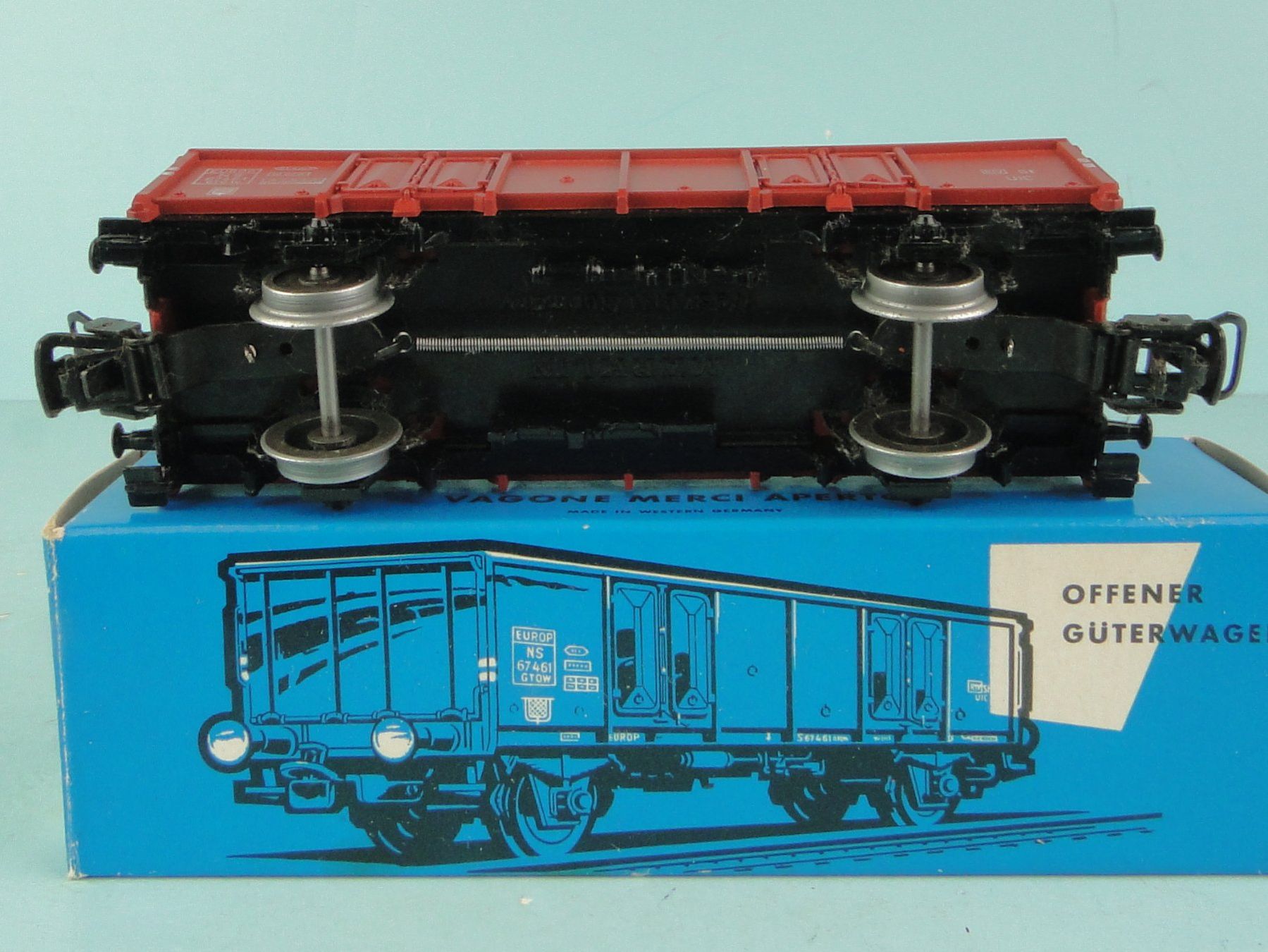 Märklin Modellini di ferrovie: Märklin 4639 Offener Wagen – Usato da Bülach venduto da cann11 2
