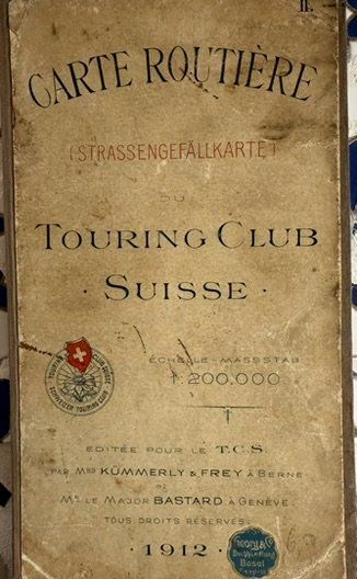 Cartine & Atlanti: Landkarten Schweiz von 1912 – Usato da Therwil venduto da Tigersunne 1
