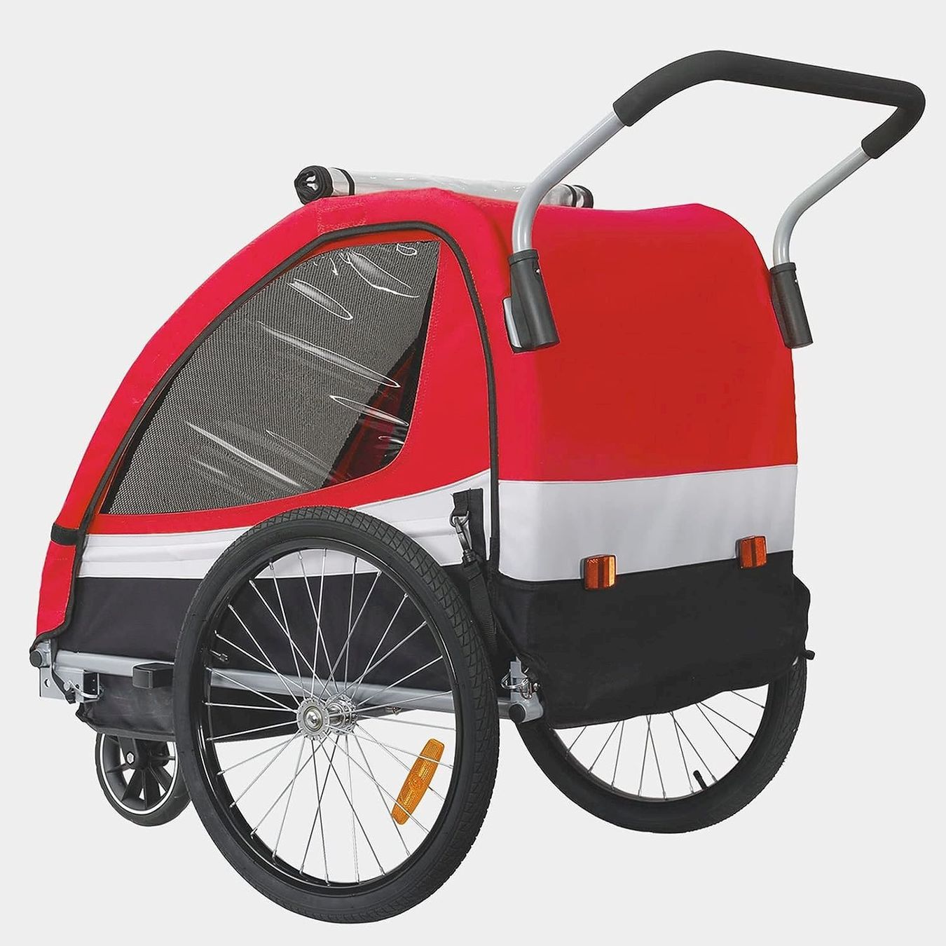 Rimorchi per biciclette: TIGGO 2 in 1 Kinderanhänger ROT – Nuovo e nell'imballaggio originale da Bottighofen venduto da zaap 3