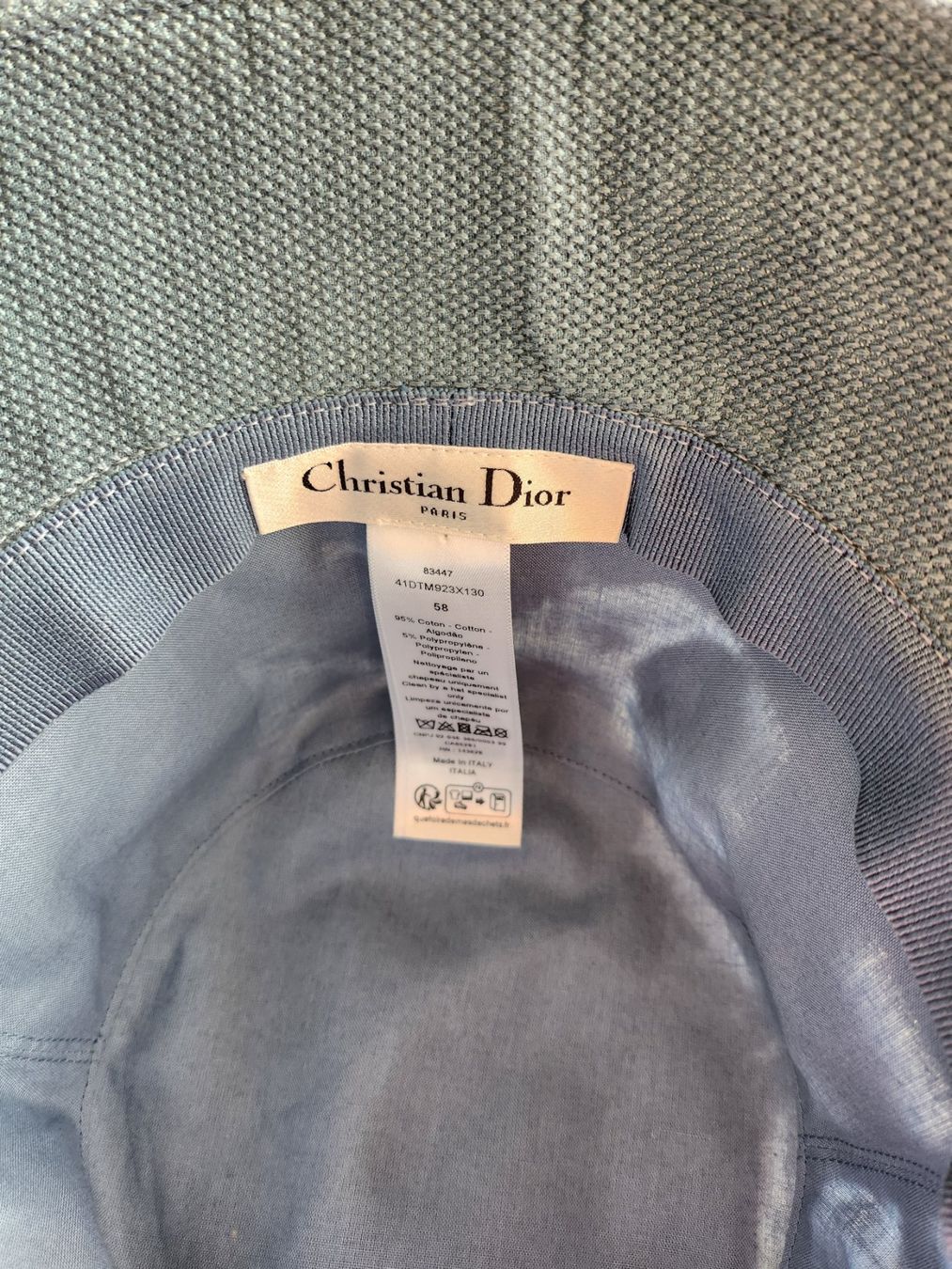 Dior Copricapi, berretti & cappellini: "Dior" Hut. Gr 58 – Nuovo (secondo la descrizione) da Dietikon venduto da Oxana01 3