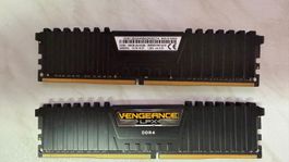 2x16 GB DDR4-2400 Corsair Vengeance LPX-RAM