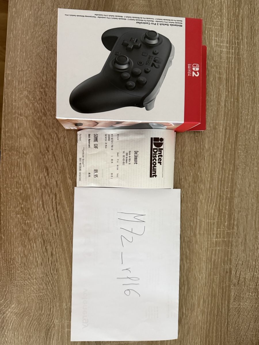 Controller: Manette Nintendo Switch 2 Pro Controller neuve – Neu und originalverpackt aus Delémont von m7z_rfl6