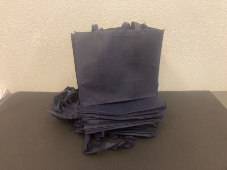 Tragtaschen 30 Stück, dunkelblau, ca. 40 x 34 x 20 cm