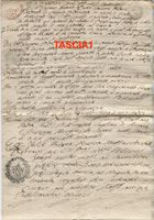 Verscio Terre di Pedemonte documento di compravendita 1812