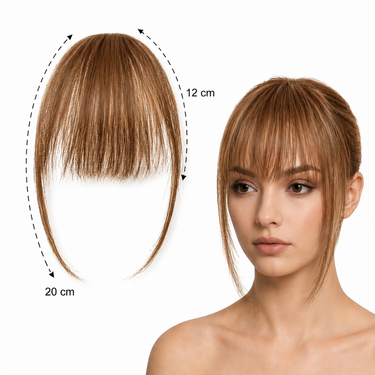 Parrucche: Clip-In Pony Hellbraun 12 cm – Nuovo e nell'imballaggio originale da Fully venduto da VaneaSelection 4