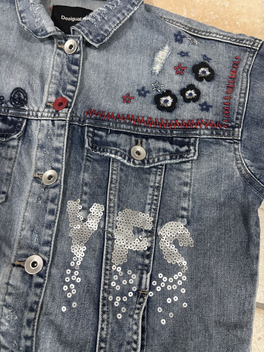Desigual Giacche: Desigual: giacca jeans – Nuovo (secondo la descrizione) da Losone venduto da Tilly-nb7t 3