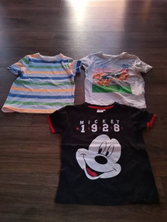 T Shirt Jungen 110 3 Stück Mickey Mouse