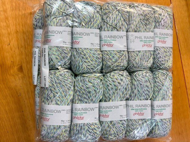 Lana: 20 PELOTES PHIL RAINBOW PASTEL – Usato da Bevaix venduto da Kiwi077