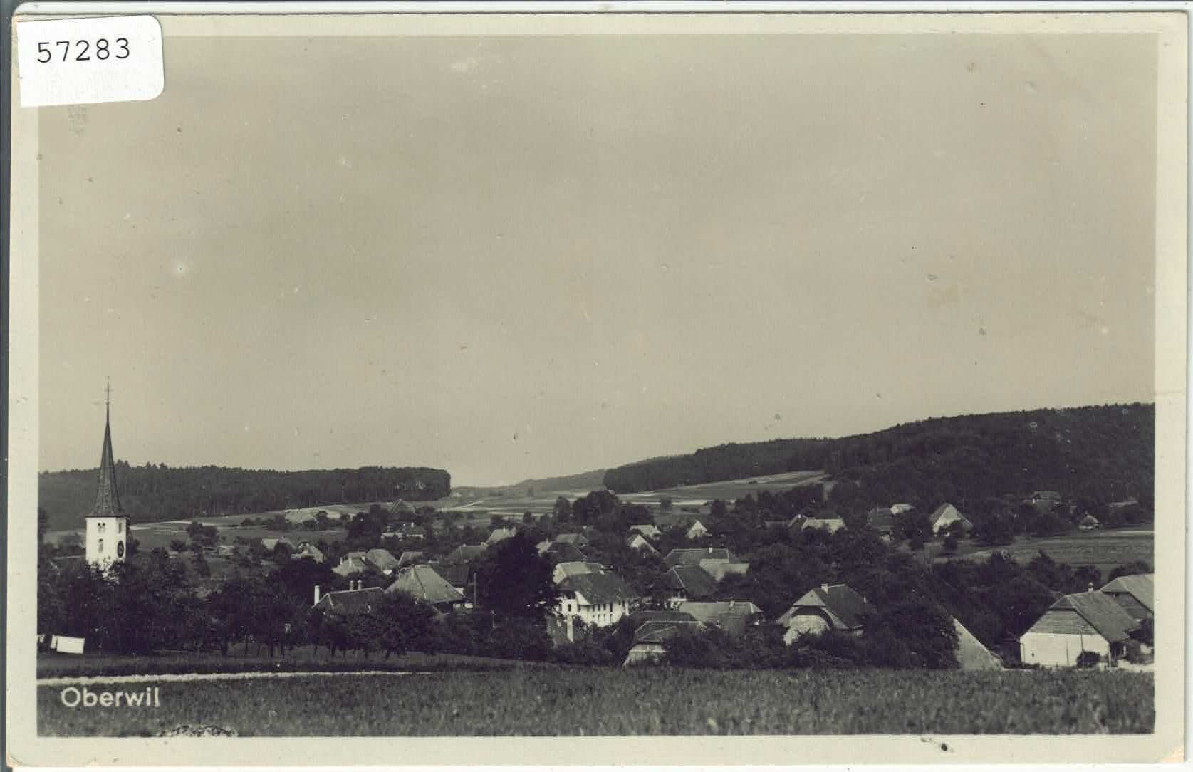 Cartoline postali: Oberwil bei Büren BE - Generalansicht – Usato da Ettingen venduto da Kartenplanet
