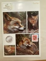 Numisbrief Tiere der Heimat Fuchs Silber 999