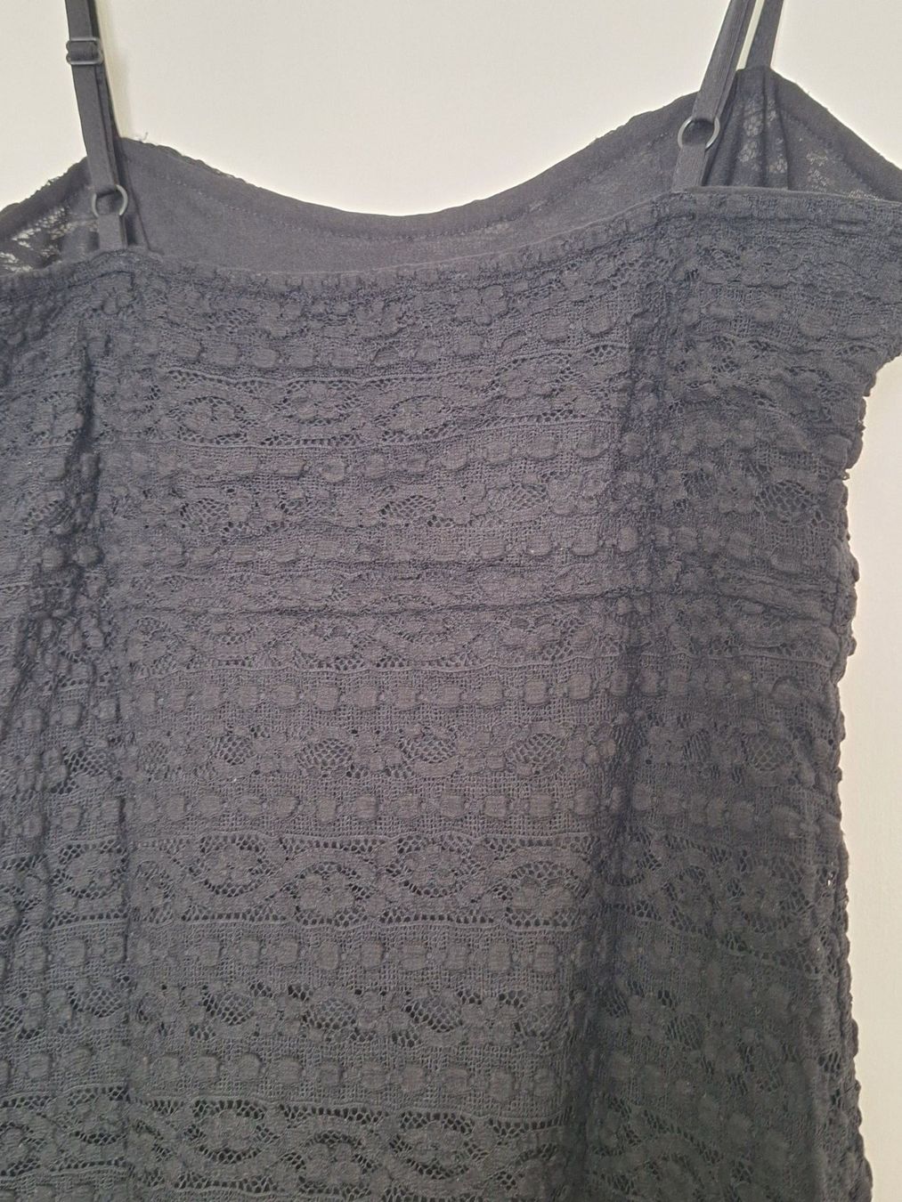 Vestiti: Träger Kleid schwarz mit Muster, Grösse M – Usato da Dielsdorf venduto da annaroma71 2