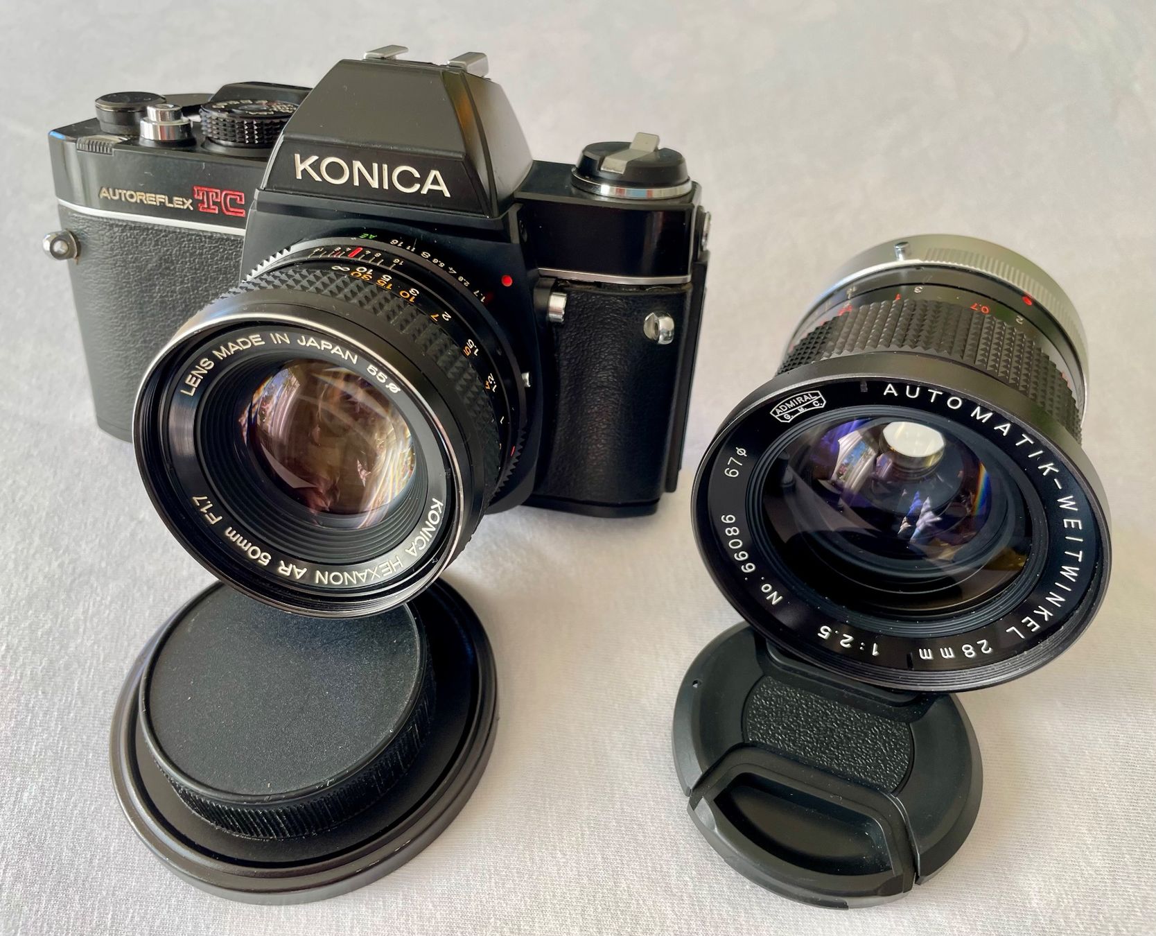 Konica Autoreflex TC Set – 50mm + 28mm – Filmgetestet (Gebraucht) in ...