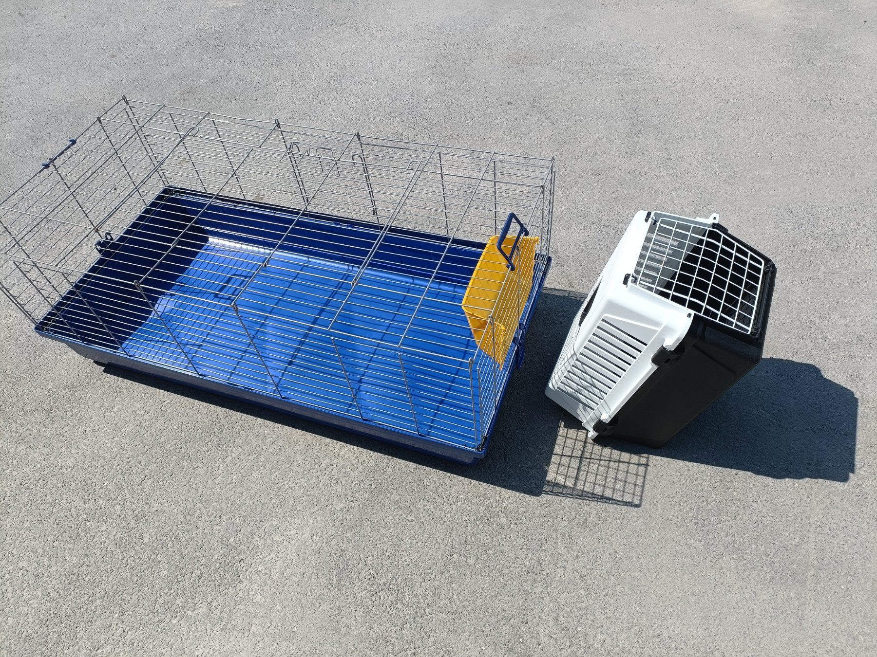 Gabbie, trasporto & Sicurezza: Nagerkäfig und eine Transportbox – Usato da luzern venduto da Kurtibusbus