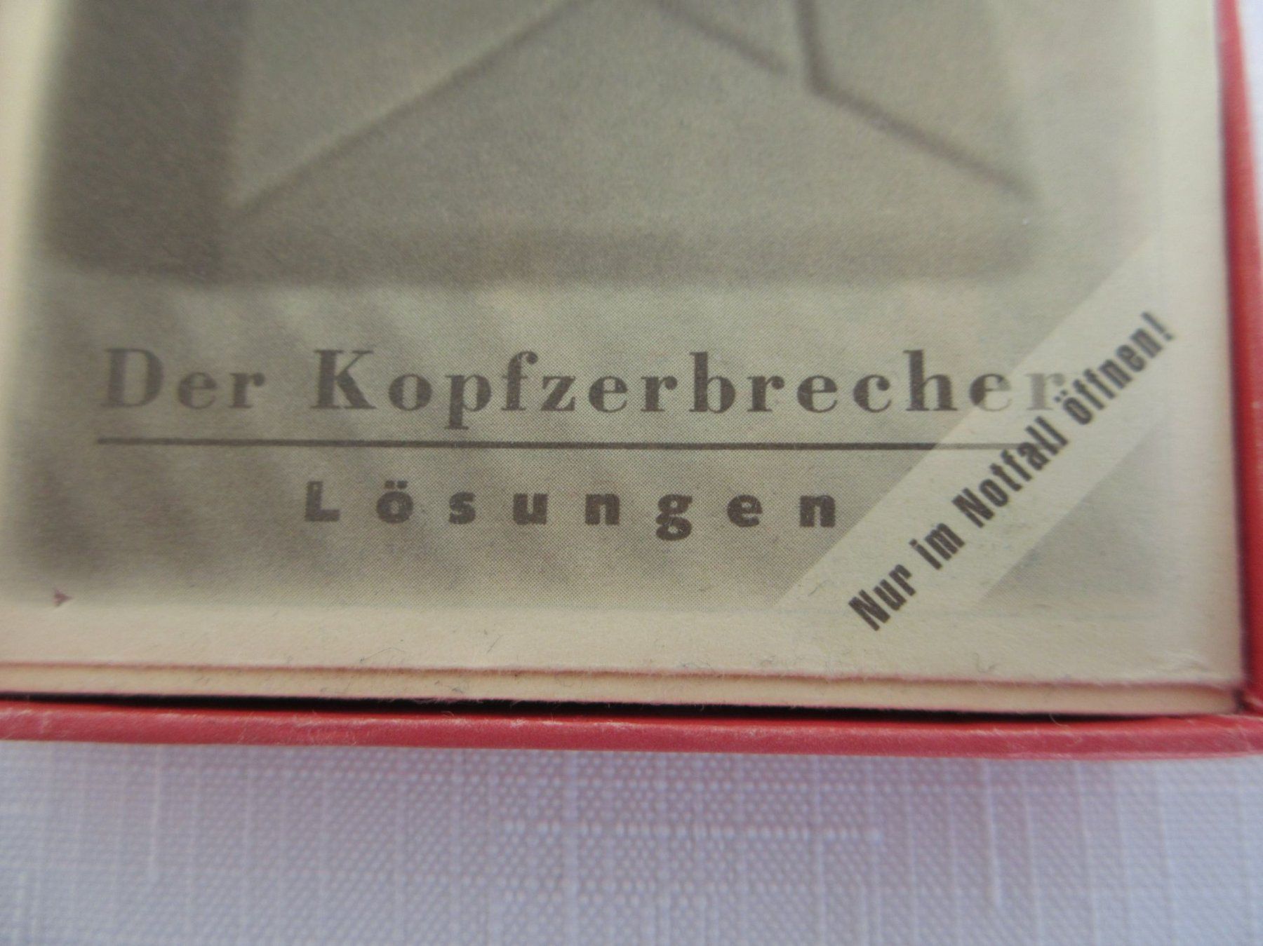 Puzzle: Kleines Anker Puzzle,Tangram, Kopfzerbrecher – Usato da Binningen venduto da Oldfashion 2