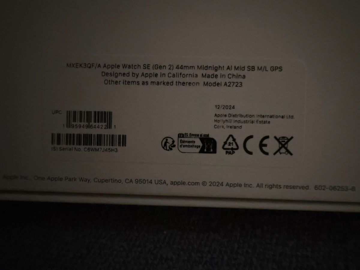 Apple Smartwatch: Apple Watch SE 44mm kaum gebraucht – Nuovo (secondo la descrizione) da Wohlen AG venduto da Kev5005 4