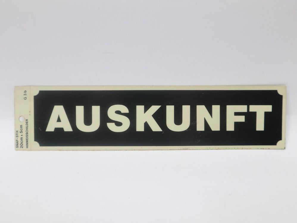 MBS-SIGNS Info-Aufkleber „Information Auskunft Info Punkt“ – Selbstklebend, Blau/weiß, 20x20 Cm, Made In Germany