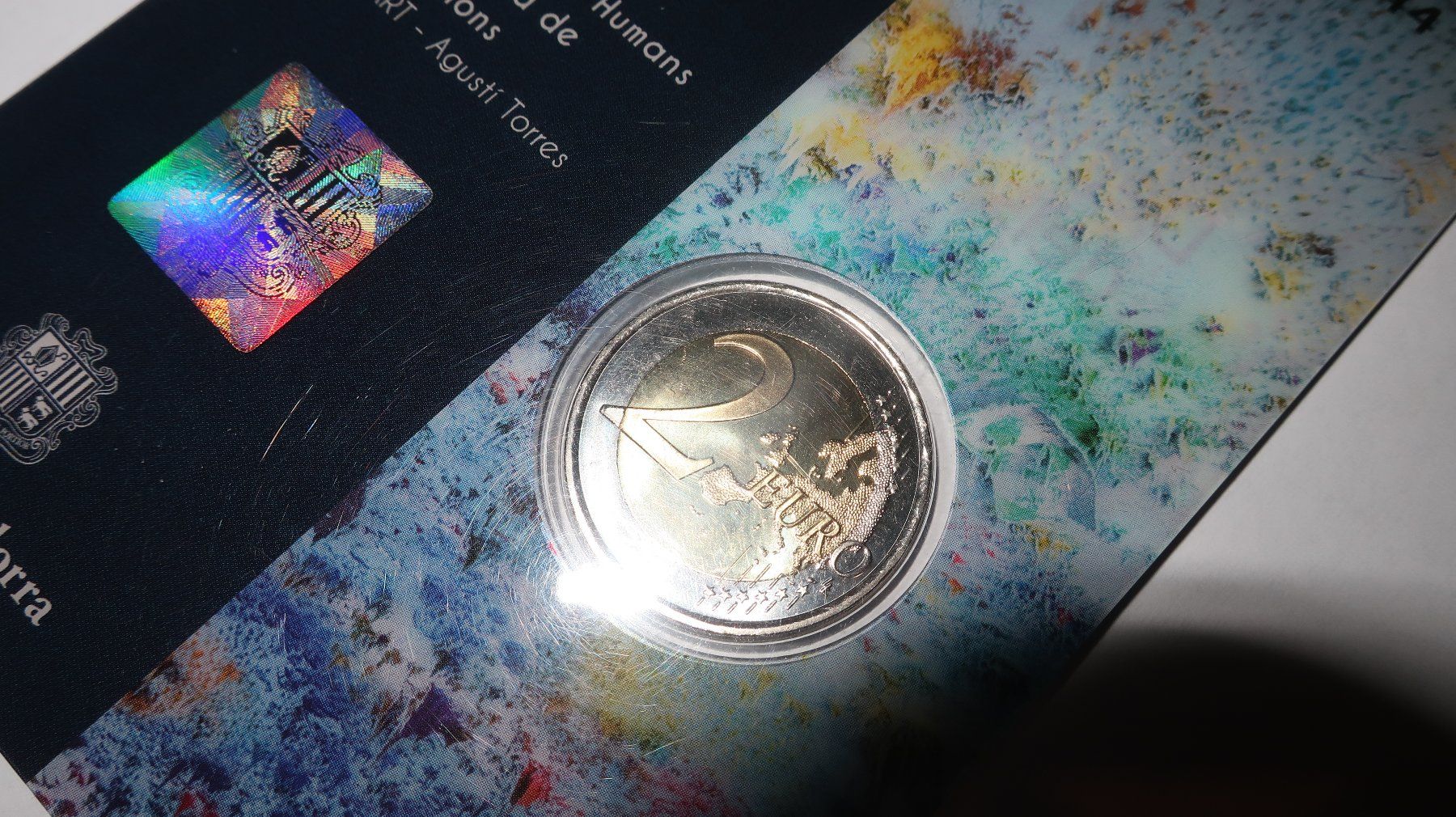Alle Münzen: Andorra 2 Euros 2018  70 Anys – Gebraucht aus Cormoret von Pascalll2001 7
