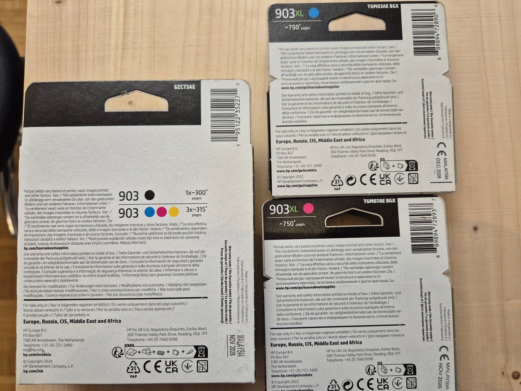 Hewlett Packard Druckerpatronen & Toner: Druckerpatronen – Neu und originalverpackt aus Domat Ems von dan_5mvr 1