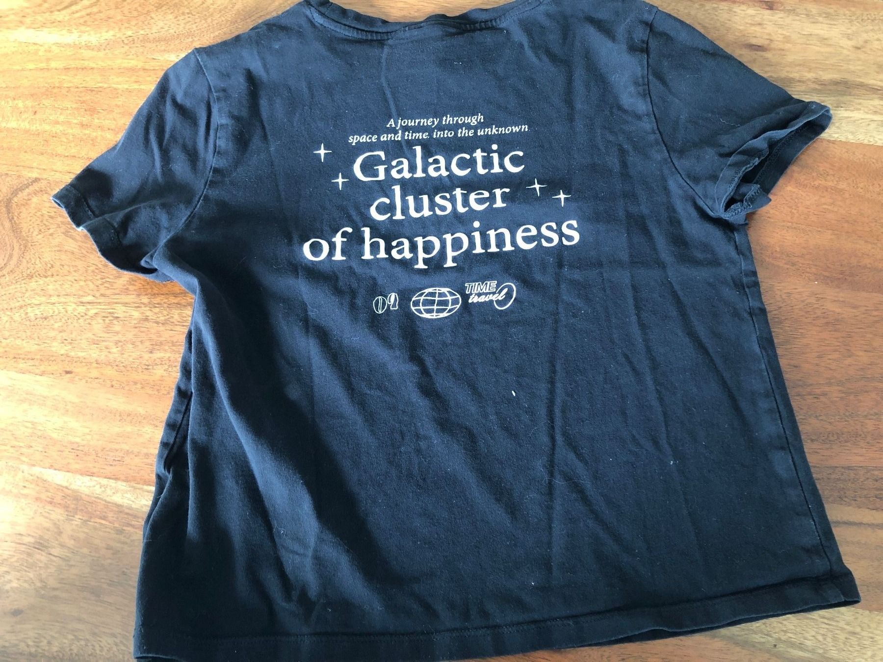 T-shirt: Schwarzes T-Shirt, Größe S, Damen – Usato da Andwil SG venduto da schmei 2