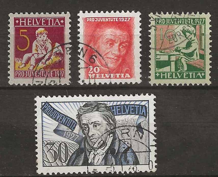 Tutti i francobolli: PJ027 - Pro Juventute 1927 obl. – Usato da Trélex venduto da Phil_Albert