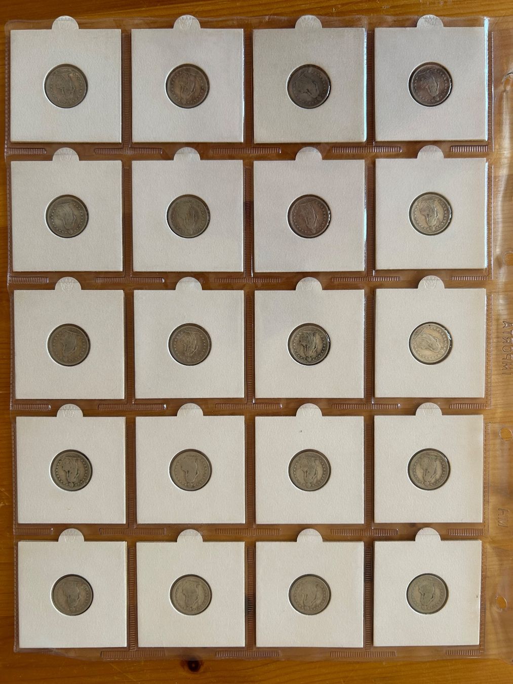 Tutti le monete: 50 Rappen 20 Stück 1898 – Usato da Winterthur venduto da Boernim 1