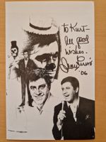 Jerry Lewis, Original Autogramm auf Foto in s/w
