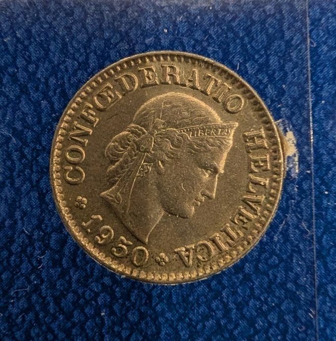 Tutti le monete: 10 Rappen 1950 – Usato da Arch venduto da coinsandmore