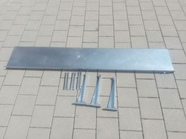 Edelstahl Wandtablare ; Wandregale; Regal 180x30xH4cm