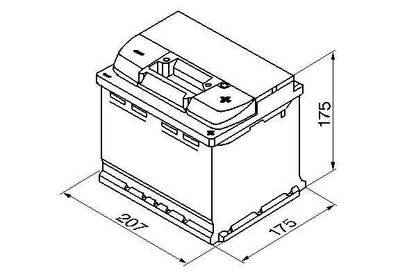 Batterie: Midac  Autobatterie C44B 12V 44Ah 400A C44B:MIDAC – Usato da Busswil BE venduto da MSC.Enterprise 1