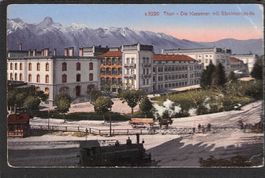 AK Thun Die Kasernen , 1917