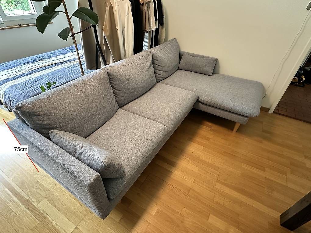 Micasa Sofas: Gray sofa in L shape – Gebraucht aus Zürich von kar_csy6 1