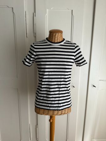 ARKET - T-Shirt schwarz-weiss gestreift XS