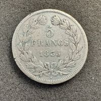 5 Francs Silber Frankreich 1835 W Louis Philippe I